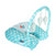 Babyhood Nursing Pillow With Toy Bar - Turquoise Circle