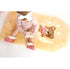 Auskin Lambskin Pram Liner - Beige Pink/Bear