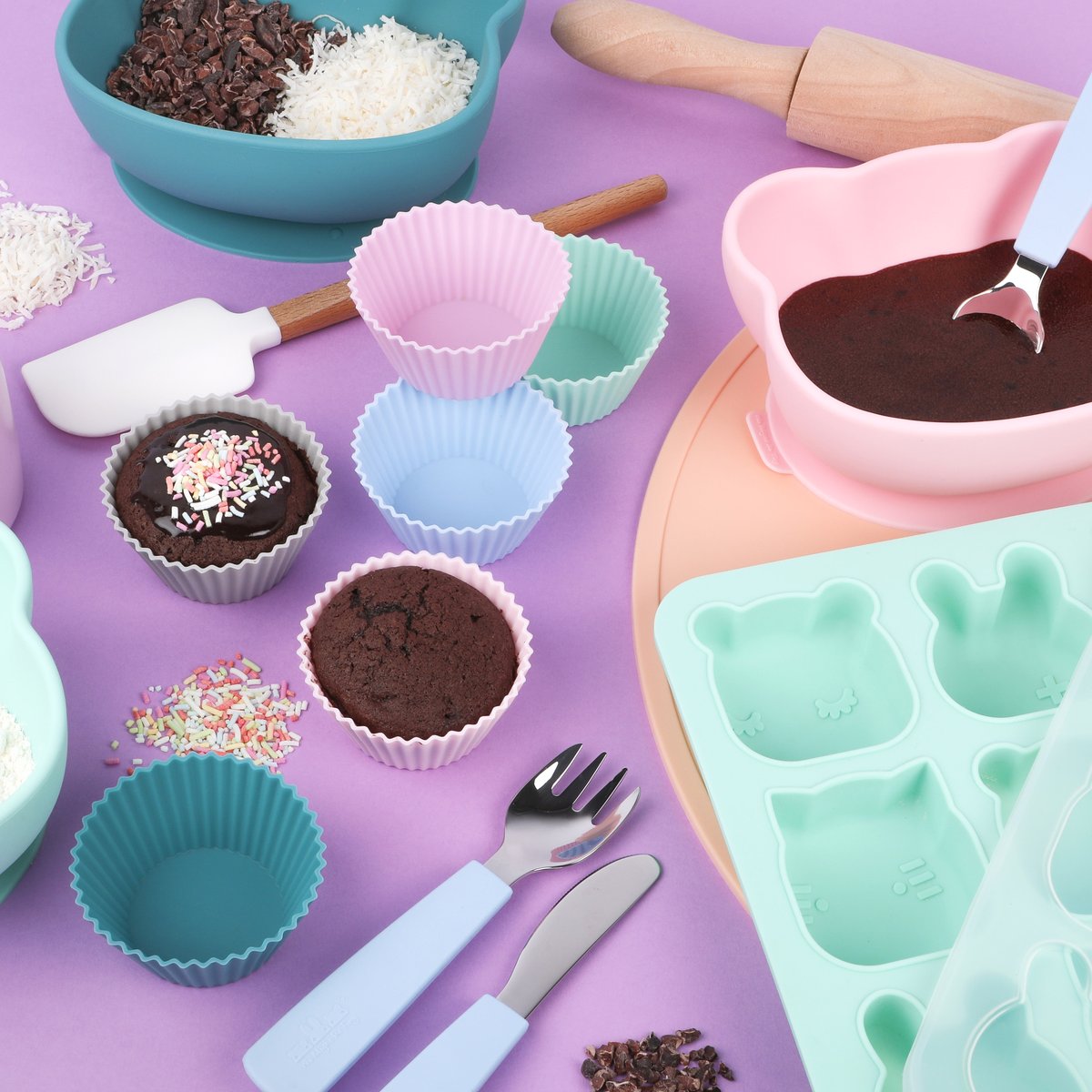 Silicone muffin cups - Bake with muffin cups