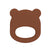We Might Be Tiny Bear teether - Chocolate Brown