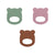 We Might Be Tiny Bear teether - Chocolate Brown