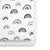 SnuzPod Bassinet Fitted Sheet 2 Pack - Mono Rainbow