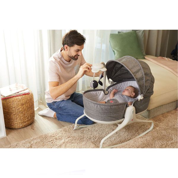 Tiny Love Cozy Rocker Napper 3 in 1 Heather Grey
