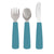 We Might Be Tiny Toddler Feedie Cutlery Set - Blue Dusk