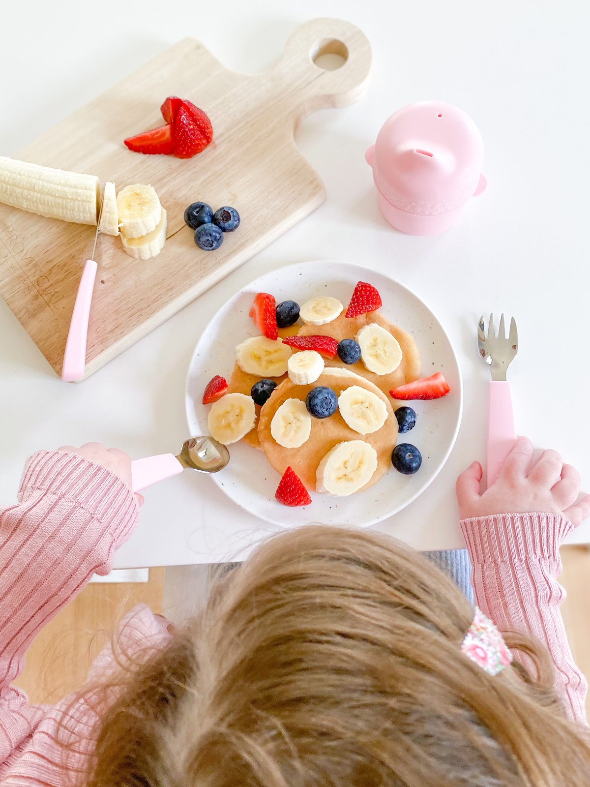 Toddler Feedie Cutlery Set - Sage