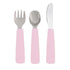 We Might Be Tiny Toddler Feedie Cutlery Set - Powder Pink