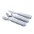 We Might Be Tiny Toddler Feedie Cutlery Set - Grey