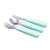 We Might Be Tiny Toddler Feedie Cutlery Set - Minty Green