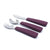 We Might Be Tiny Toddler Feedie Cutlery Set - Plum