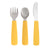 We Might Be Tiny Toddler Feedie Cutlery Set - Yellow
