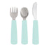 We Might Be Tiny Toddler Feedie Cutlery Set - Minty Green