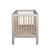Troll Lukas Cot – Soft Grey With Whitewash Bars